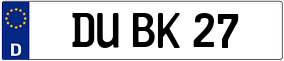 Truck License Plate